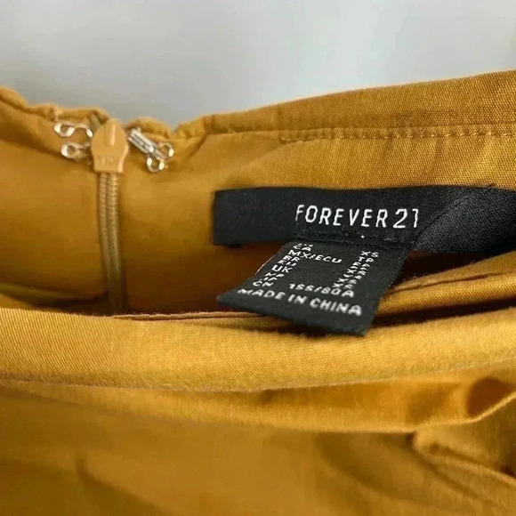 Forever 21 Ruched Ruffled Pleated Mini Skirt - Picture 4 of 5